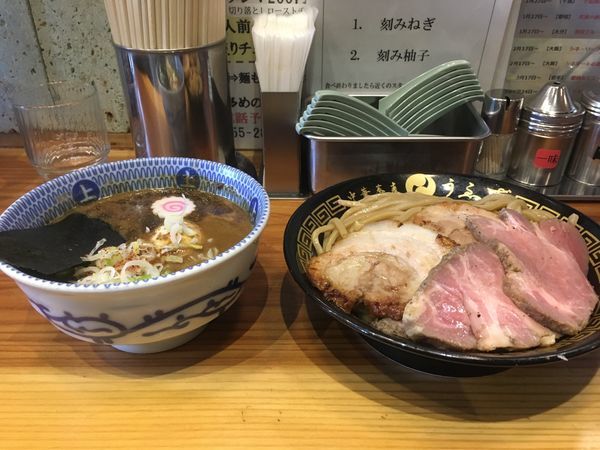 「特製つけ麺(並)あつもり」@中華蕎麦うゑずの写真