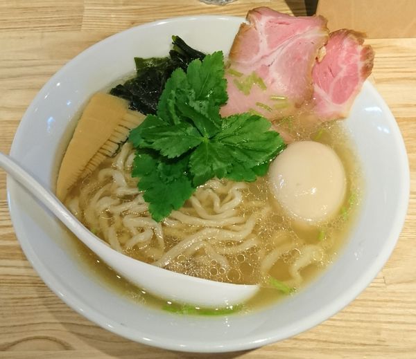 「味玉貝塩らーめん」@らーめん 改の写真