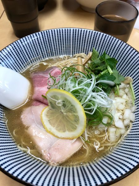 「限定C 煮干し鶏白湯蕎麦」@中華そば よしかわの写真