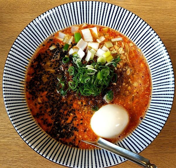 「特製担々麺 味玉 替玉」@麺屋 椿丸の写真