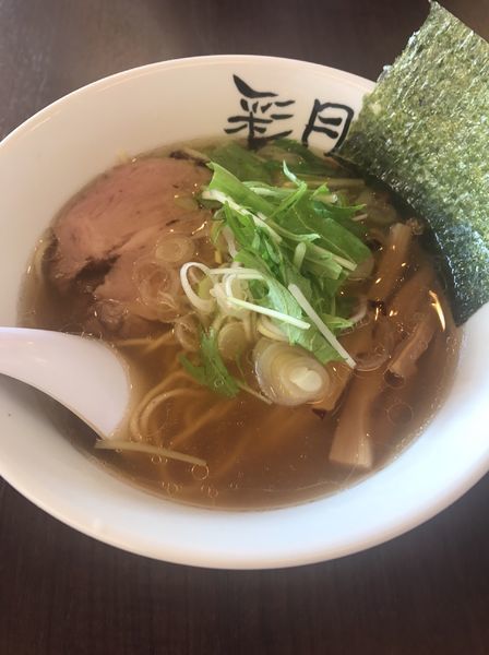 「和風塩ラーメン（全粒粉麺）」@麺屋彩月の写真