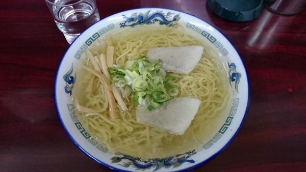 「塩ラーメン700円+大盛り100円」@青い鳥の写真