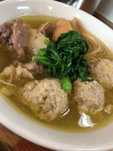 「【限定】雉ステーキと雉団子の黄金塩らーめん1500円」@鮮魚らーめん 五ノ神水産の写真