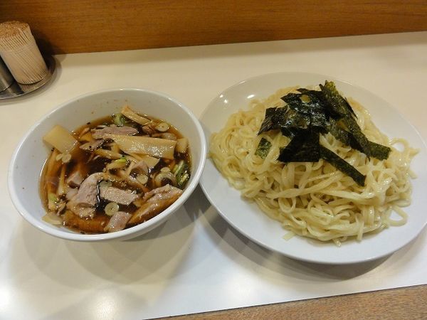 「ざるらぁめん 740円　大盛無料」@らぁめん ほりうち 新橋店の写真