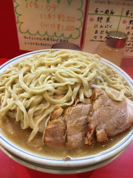 「大ラーメン500g＋豚2枚」@麺屋 桐龍の写真