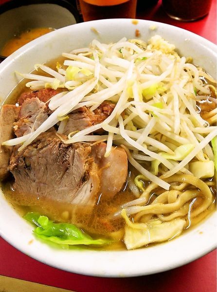 「小ラーメン（ぶた5枚入）」@ラーメン二郎 環七一之江店の写真