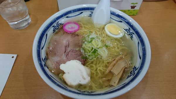 「塩丸ラーメン(大盛り)750円+100円」@らーめん伽拉屋の写真