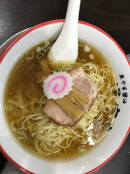 「らー麺750円 中盛100円」@煮干しらーめん 海空土 吉岡店の写真