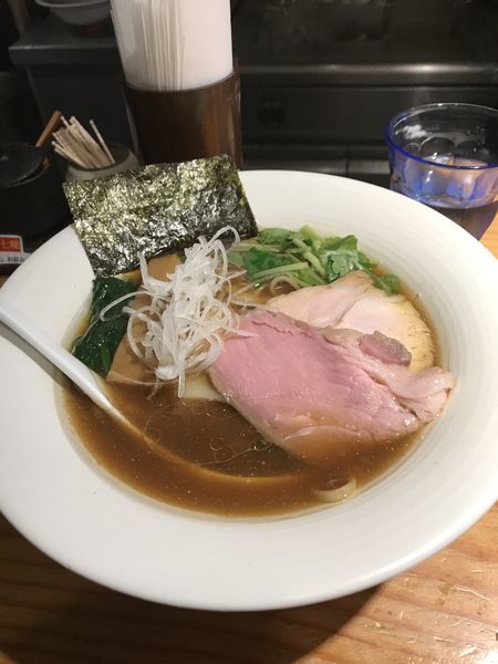 「醤油そば 牛すじ飯」@麺処 篠はらの写真