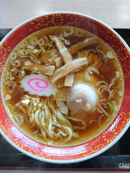 「らーめん 600円」@青竹手打ち麺 日の出やの写真