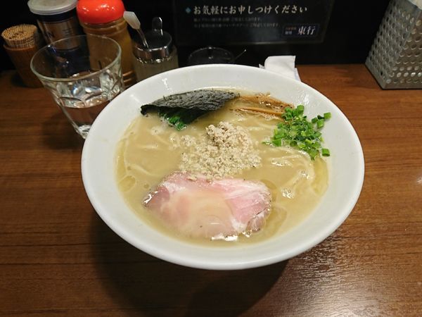 「濃厚鶏白湯ラーメン」@自家製麺 麺処 東行の写真