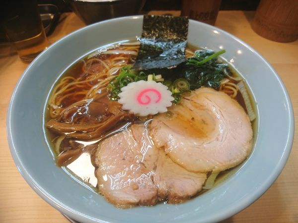 「中華そば720円＋ビール」@我的中華そば 机上の空論。の写真