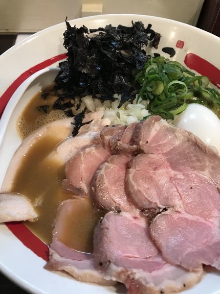 「特製鮟肝そば 1300円」@麺や でこの写真