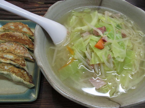 「タンメン+餃子 「700円+350円」」@月ヶ瀬の写真