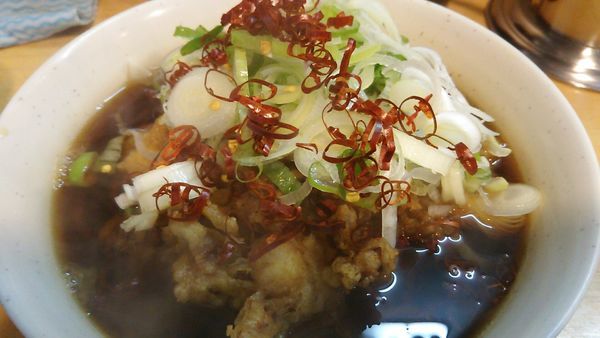 「ジャンボゲソそば」@一○そばの写真