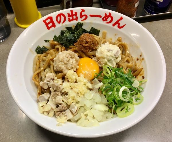 「黒味噌ガッツ麺 並」@日の出らーめん 日吉店の写真