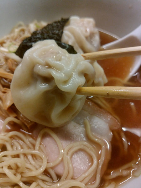 「わんたんめん(麺半分、わんたん3個）他etc.」@嚆矢の写真