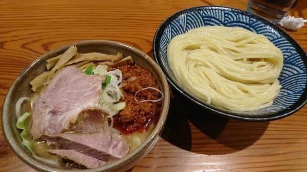 「つけそば　辛味噌　1,000円」@麺 一直の写真