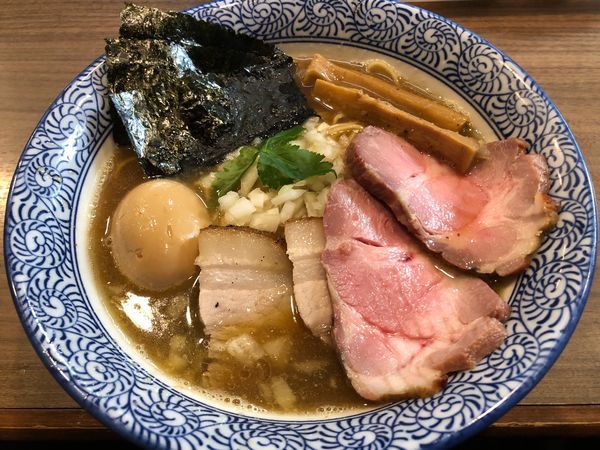 「特製極上煮干し蕎麦」@煮干しつけ麺 宮元の写真