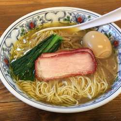 貝そば味玉（薄口醤油）