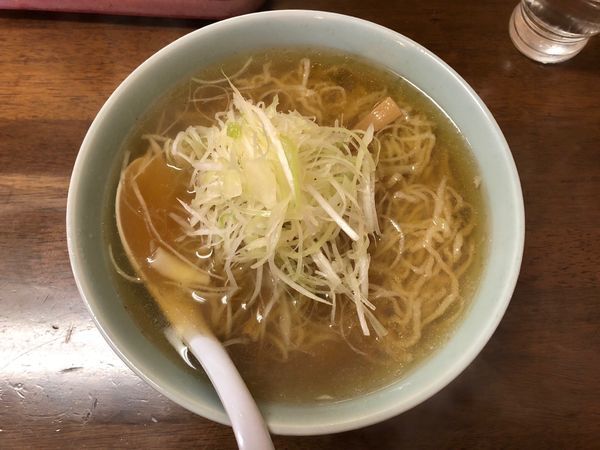 「ネギラーメン」@手打ラーメン 俵屋 小山店の写真