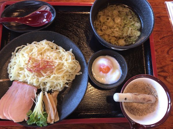 「温玉つけ麺・並750円」@手打ち中華そば 和屋の写真