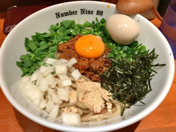 「まぜそば台湾風」@麺Dining Number Nine 09の写真