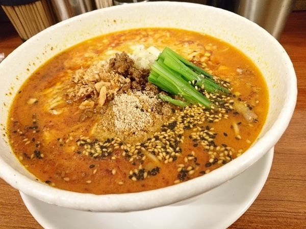 「担々麺（普通辛）」@SHIBIRE NOODLES 蝋燭屋の写真