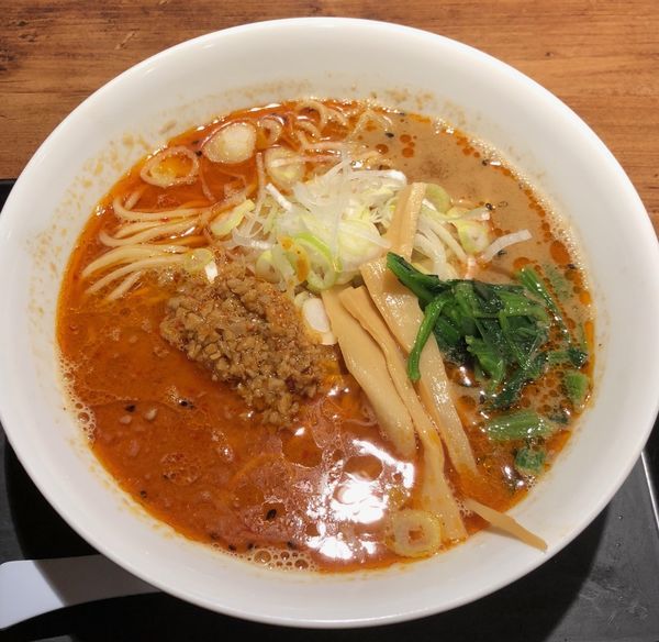 「担々麺（麺固め￥590）」@舎鈴 アトレ上野店の写真