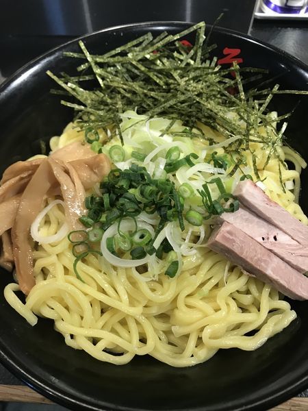 「辛味噌油そば、W盛」@東京油組総本店 人形町組の写真