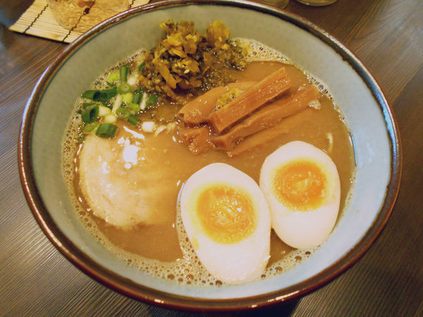 「[限定]特濃アゴ煮干そば(醤油)」@煮干しそば剛の写真