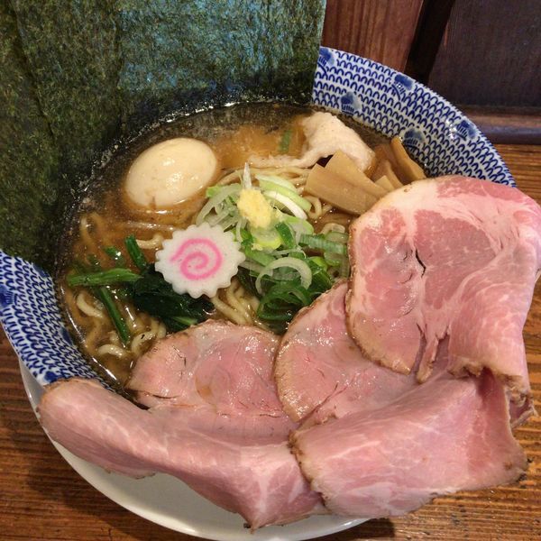 「【限定】特製生姜煮干しそば990円」@中華そば専門店 ほおじろの写真