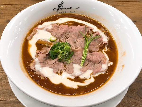 「ぶどう牛のハヤシそば」@Ramen ドゥエ Edo Japanの写真