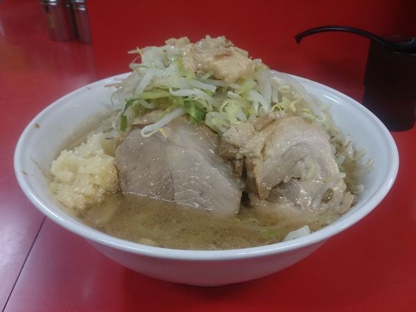 「小ラーメン【ニンニク味】」@ラーメン二郎 茨城守谷店の写真