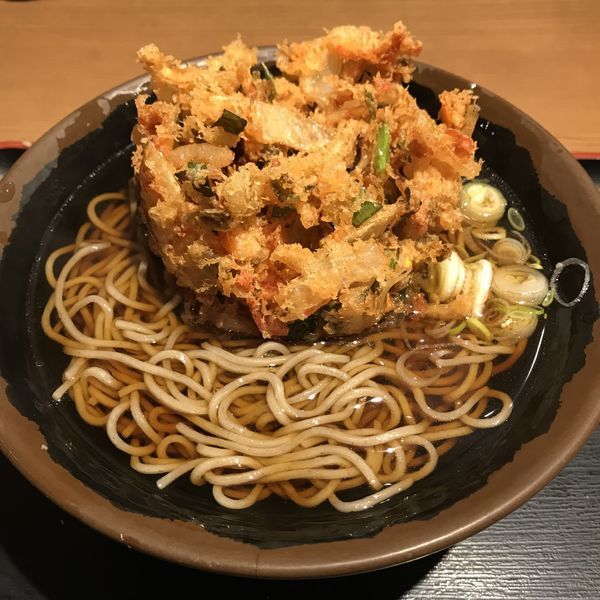 「【季節限定】海鮮かき揚げ（￥470）」@そば田 新橋店の写真
