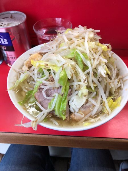 「小（ヤサイ2、ニンニク少）」@ラーメン二郎 三田本店の写真