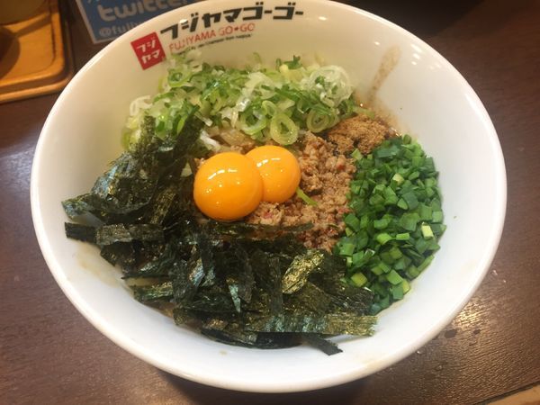 「台湾まぜそば」@つけ麺・ラーメン フジヤマ55 大須総本店の写真