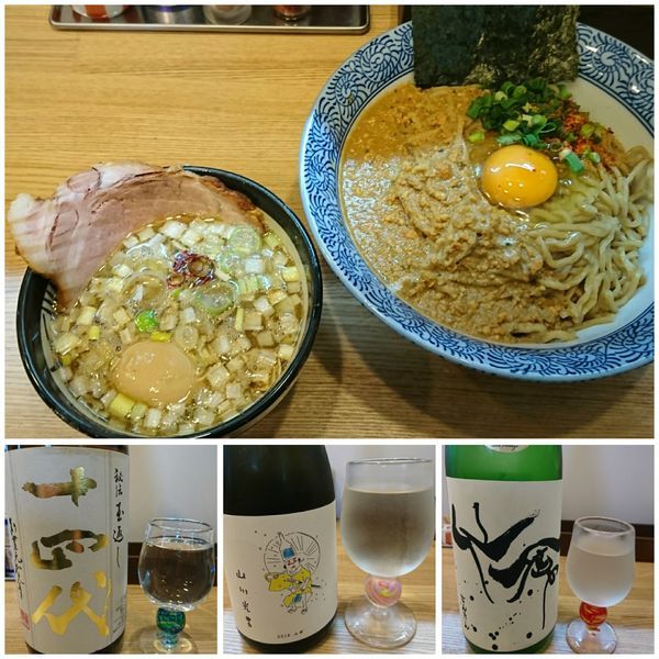 「【季節限定】かま玉つけそば  ￥980」@中華そば専門 とんちぼの写真