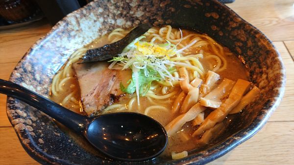 「濃厚魚介らぁめん、大盛」@麺や すする 水道橋店の写真