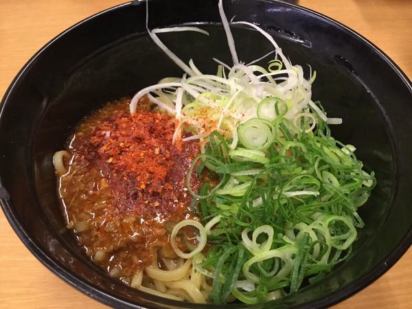 「辛旨まぐろのラーズー風まぜそば 356円」@スシロー 大宮店の写真