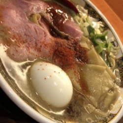 煮干しラーメン大盛