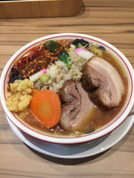 「ベジ郎（豚）A背脂＆ニンニク　750円　＋食べラー80円」@ソラノイロ Factory & Labo 浅草橋の写真