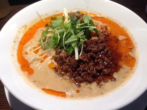 「担々麺 辛3 痺3」@四川担担麺 阿吽 湯島店の写真