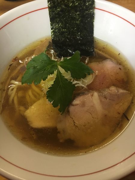 「支那そば（醤油）¥700＋ミニキーマカレー（ランチサービス)」@讃岐ロックの写真