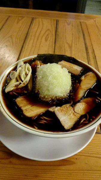 「竹岡式ラーメン(生麺)大盛(730円)」@麺屋 水の写真