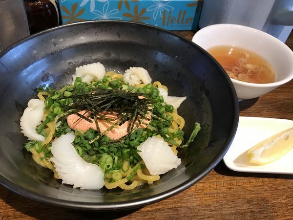 「明太油そば　並 890円」@まぜそば鶴也の写真