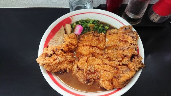 「揚げチキンめん(950円)」@自家製麺SHINの写真
