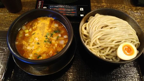 「辛塩つけめん」@中華そば ことぶきやの写真