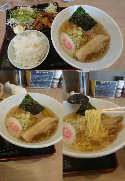 「平日ランチ限定『昭和の風(醤油)』」@よいち つけ麺研究所 笠懸阿左美沼店の写真