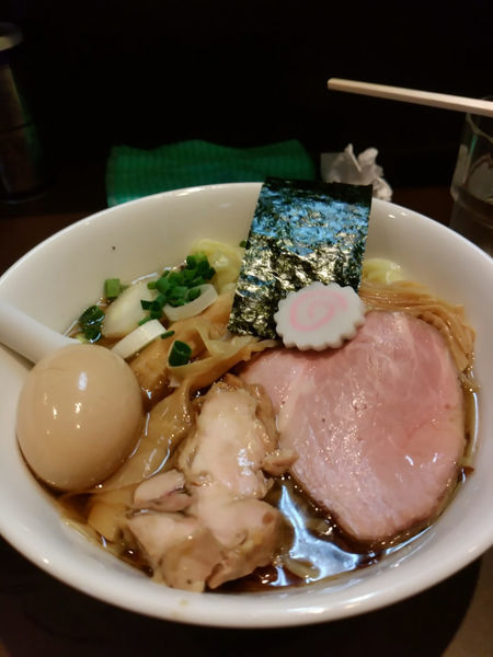 「【限定】揚げネギワンタン中華そば1000円」@おおぜき中華そば店の写真